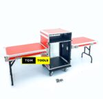 12U PA Rack DJ Road Case with Slant Mixer Top and Caster Wheels