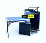 16U LARGE PA Rack DJ Road Case with Slant Mixer Top and Caster Wheels