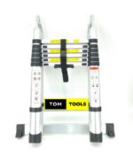 16 Steps 2.5m X 2.5m Double Telescopic Aluminium Ladder, Foldable
