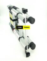 16 Steps 2.5m X 2.5m Double Telescopic Aluminium Ladder, Foldable