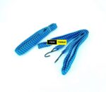 2PCS Bicycle Motorbike Luggage Elastic Cargo Straps Rope with Steel Hooks 3 meters