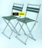 2PCS Extra Strong Foldable Aluminium and Nylon Canvas Camping Chair