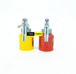 2PCS Half Pint 250ml High Pressure Feed Oil Can Spray Gun Bottle with Long Nozzle