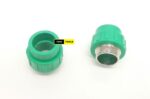 2PCS PPR Reducers 40mm Female to 25mm Male