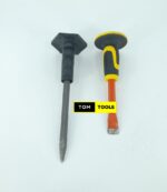 2PCS Pointed End and Flat End Guarded Concrete Cold Chisels