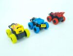 3 Pack Monster Truck Push and Go Toy Cars for Boys ans Girls
