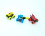 3 Pack Monster Truck Push and Go Toy Cars for Boys ans Girls