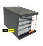 4 Layer Desktop Plastic File Cabinet Office Storage Box