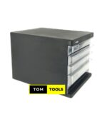 4 Layer Desktop Plastic File Cabinet Office Storage Box