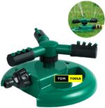 4 Nozzle 3 Arm Rotary Lawn Garden Sprinkler