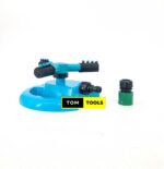 4 Nozzle 3 Arm Rotary Lawn Garden Sprinkler with Quick Connector