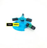 4 Nozzle 3 Arm Rotary Lawn Garden Sprinkler with Quick Connector
