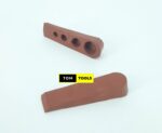 4 Pack Rubber Door Stopper Wedges, Non Marking, Anti Slip