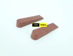 4 Pack Rubber Door Stopper Wedges, Non Marking, Anti Slip