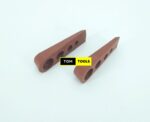 4 Pack Rubber Door Stopper Wedges, Non Marking, Anti Slip