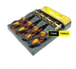 4PCS 1 inch x 5M Heavy Duty Ratchet Tie Down Straps 450daN