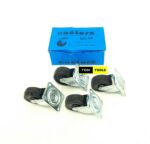 4PCS 2 inch Swivel Plate PVC NON-Braking Caster Wheels