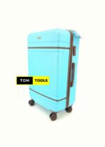 4PCS 4 in 1 Hard Shell Suitcase Set with Spinner Wheels – Light Blue