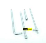 4PCS Half Inch Dr Sliding T Handle, L Handle, and Extension Handles