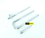 4PCS Half Inch Dr Sliding T Handle, L Handle, and Extension Handles
