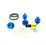 4PCS Spikes Car Bumper Fender Hatch Quick Release Holders Fasteners