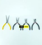 4PCS Spring Loaded Handle, 4.5 Inch Mini Pliers Set