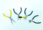 4PCS Spring Loaded Handle, 4.5 Inch Mini Pliers Set