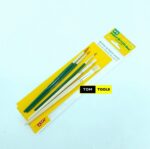 5PCS Bristles & Nylon Wool Paint Brush Set, Sizes 2, 4, 8, 8-Flat, 10-Flat