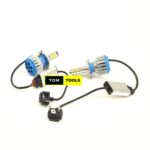 T1 H4 Turbo LED Headlight Bulb Pair with HI-LOW Full and Dim Functions