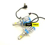 T1 H4 Turbo LED Headlight Bulb Pair with HI-LOW Full and Dim Functions