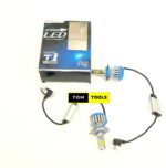 T1 H4 Turbo LED Headlight Bulb Pair with HI-LOW Full and Dim Functions