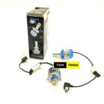 T1 H4 Turbo LED Headlight Bulb Pair with HI-LOW Full and Dim Functions