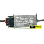T1 H4 Turbo LED Headlight Bulb Pair with HI-LOW Full and Dim Functions