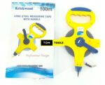 100m Long Steel Measuring Tape with Handle