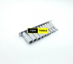 10PCS Deep Socket Box Spanner Chrome Vanadium Set