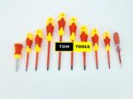 10PCS Electrician Insulated Magnetic Tip Screwdriver Set