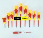 10PCS Electrician Insulated Magnetic Tip Screwdriver Set