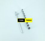 10PCS Half Inch Dr E-Socket Set with Sliding T Handle
