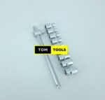 10PCS Half Inch Dr E-Socket Set with Sliding T Handle