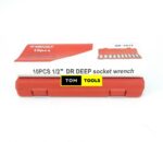 10PCS ½ inch dr Deep Socket Wrench Set