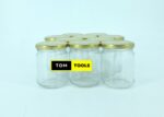 10pcs 212ml Glass Jars Mason Jars with Pop Lids