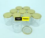 10pcs 212ml Glass Jars Mason Jars with Pop Lids