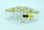 10pcs 212ml Glass Jars Mason Jars with Pop Lids