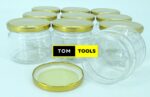 10pcs 330ml Glass Jars Mason Jars with Pop Lids