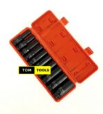10pcs Half Inch Drive Heavy Duty Impact Sockets Set 10mm-24mm