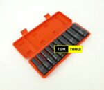 10pcs Half Inch Drive Heavy Duty Impact Sockets Set 8mm-22mm