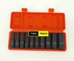 10pcs Half Inch Drive Heavy Duty Impact Sockets Set 8mm-22mm