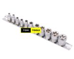 11 PCS E-Type Star Socket Torx Set E4 to E20