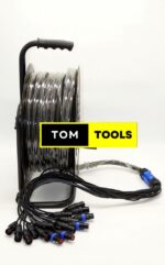 12 Channel 4 Returns 30-meter XLR SNAKE CABLE on a Reel