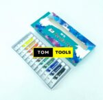 12 Color Acrylic Paint Set 12ml Tubes